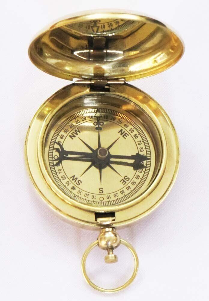 Maritime CompassNautical Push Button Directional Pocket compass Best Gift Item