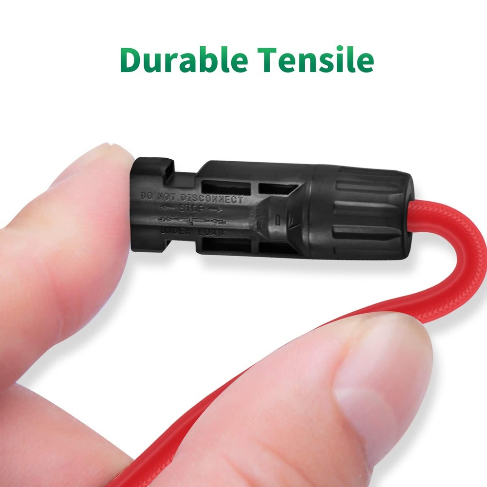 Solar Connectors Y Branch Parallel Adapter 10AWG Cable for Solar Panel