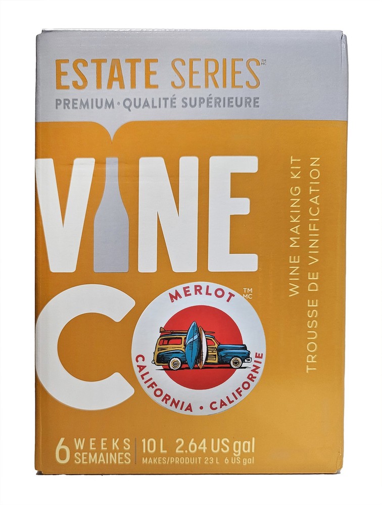 VineCo Estate Series California Merlot Wine Making Ingredient Kit