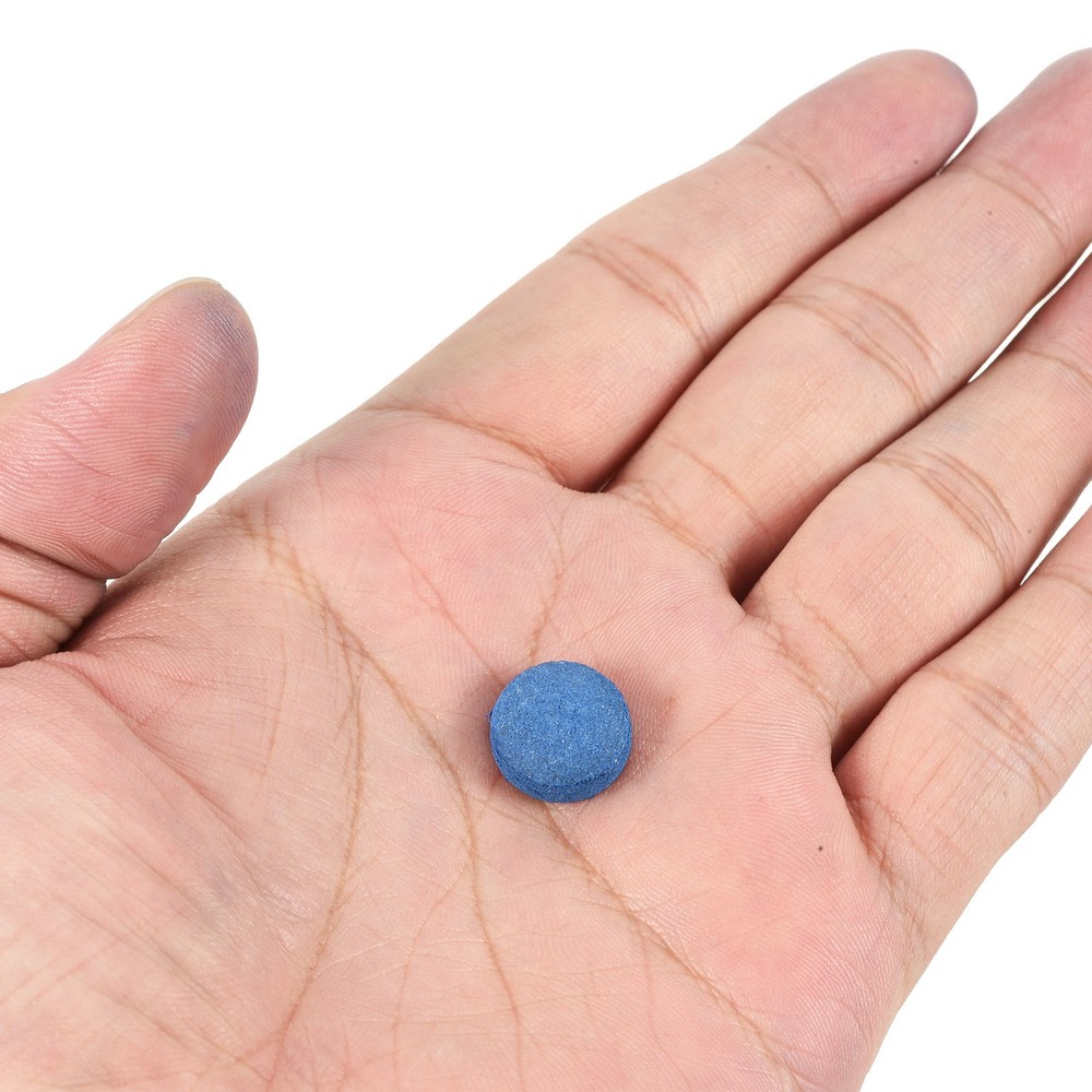 12mm Billiard Slide Stick Tips, 50pcs Replacement Tips, Blue