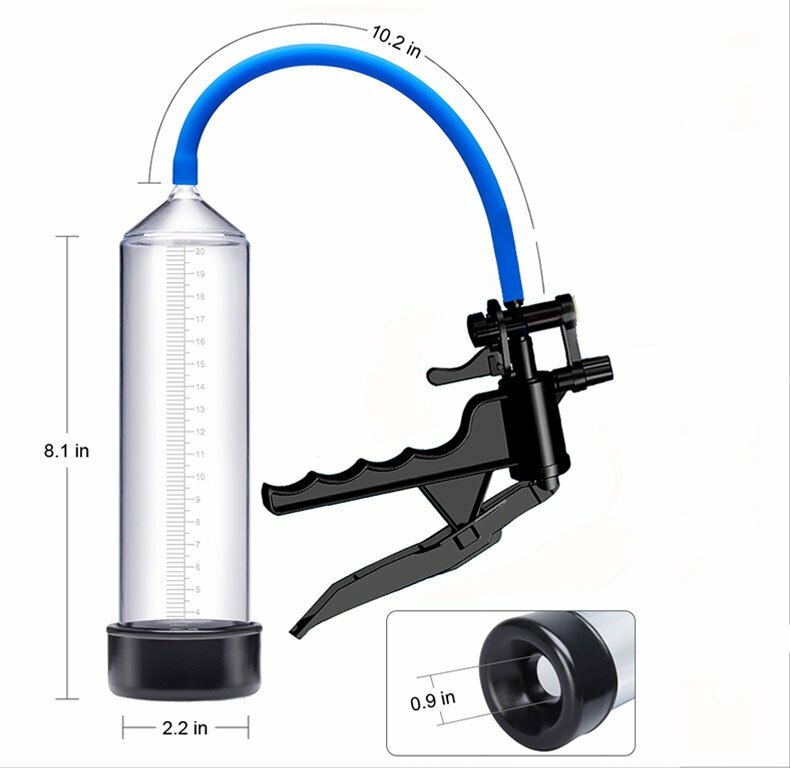Male Vacuum Suction Trigger Penis Pump For Erectile Dysfunction Size Enlarger