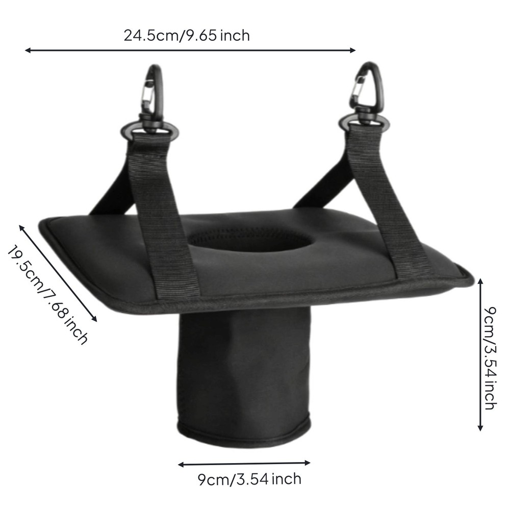 Swing Cup Holder Sturdy Swing Side Organizer Floating Design for Backyard
