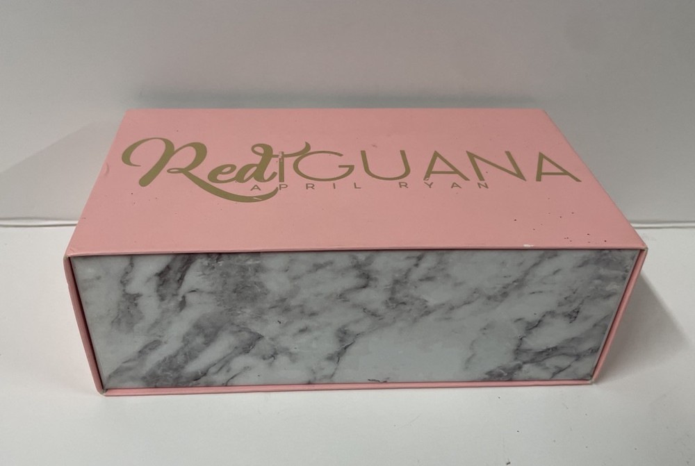 Red Iguana Right Half-Hand Practice NO RING April Ryan Silicone Nails