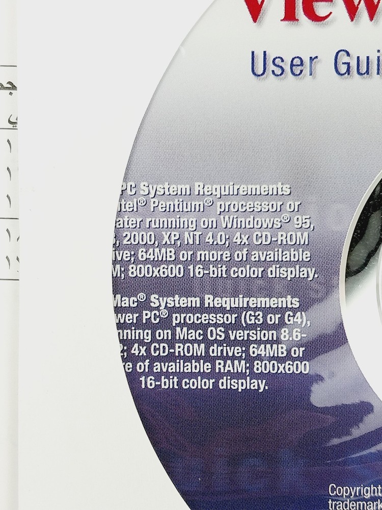 ViewSonic Wizard VA721 Quick Start Guide and Installation Software