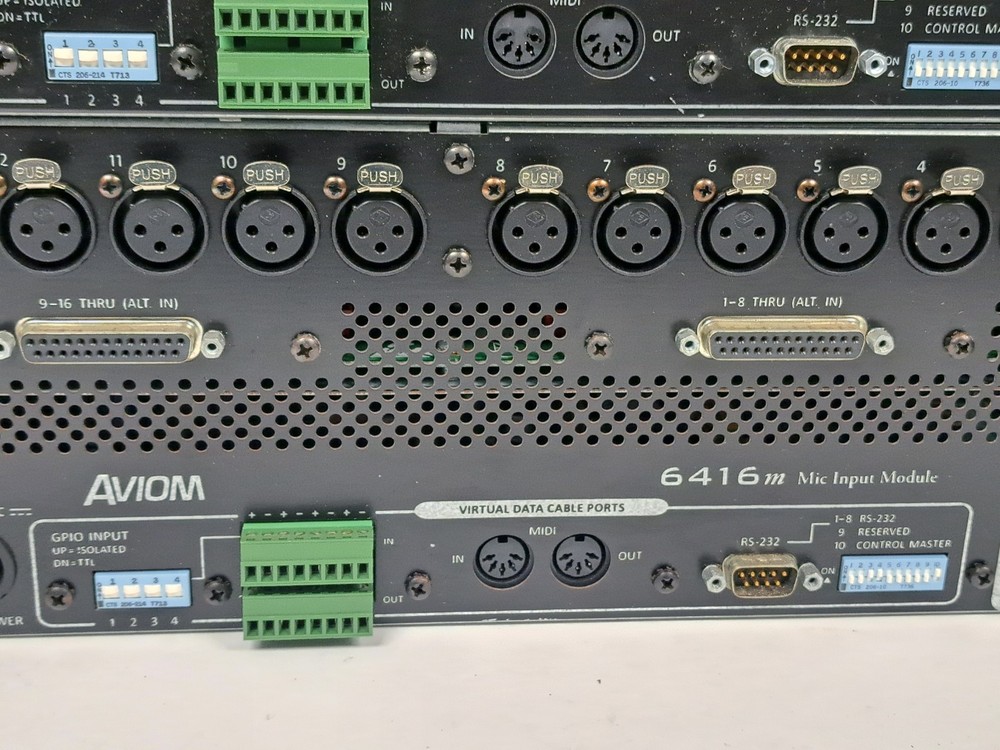 Aviom 6416m 16-Channel Mic Input Module