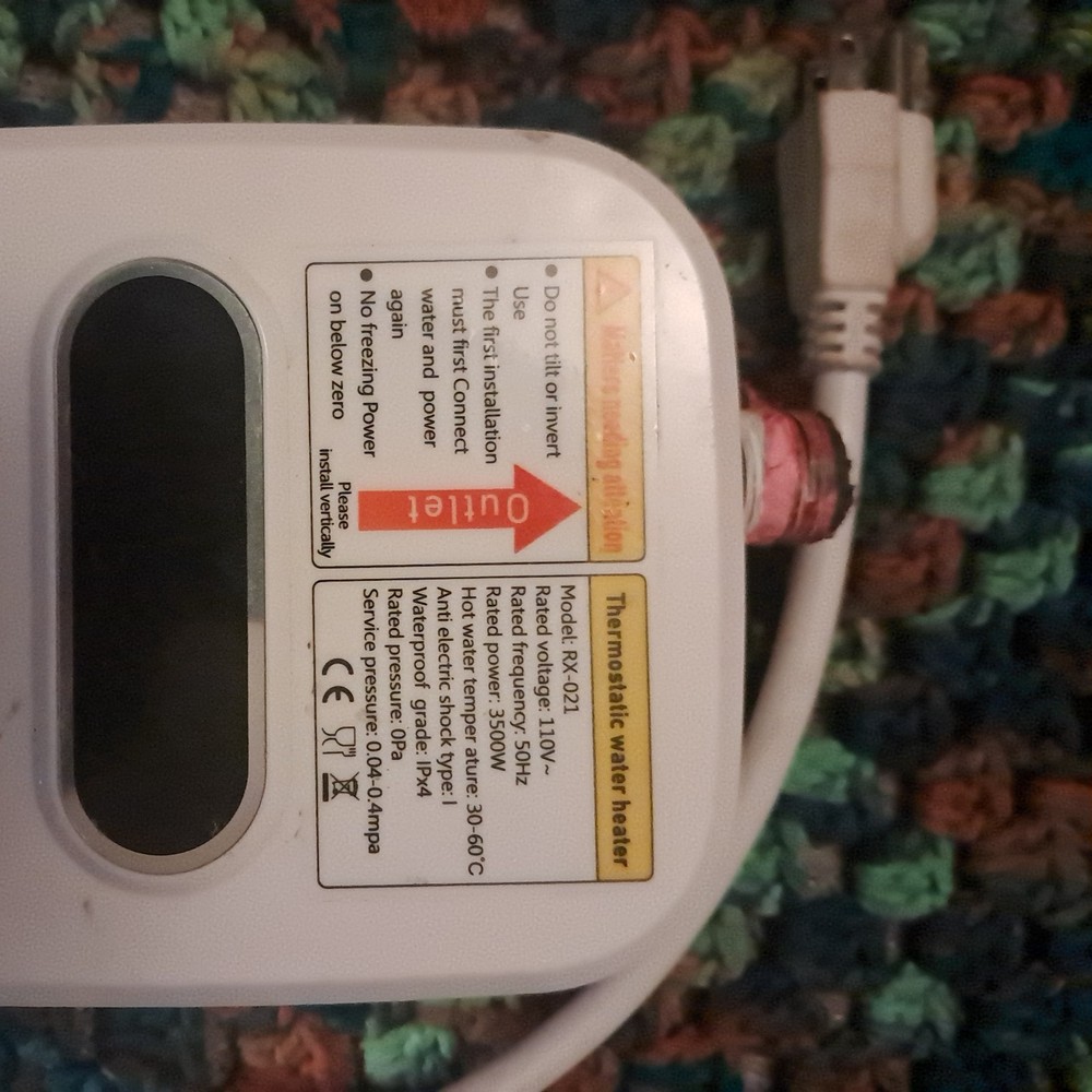 110V Instant Tankless Hot Water Heater 3500W