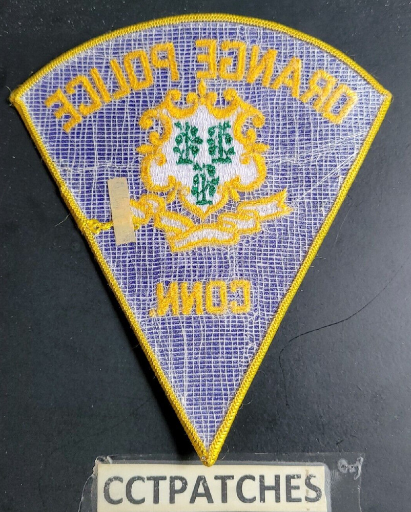 ORANGE, CONNECTICUT POLICE SHOULDER PATCH CT