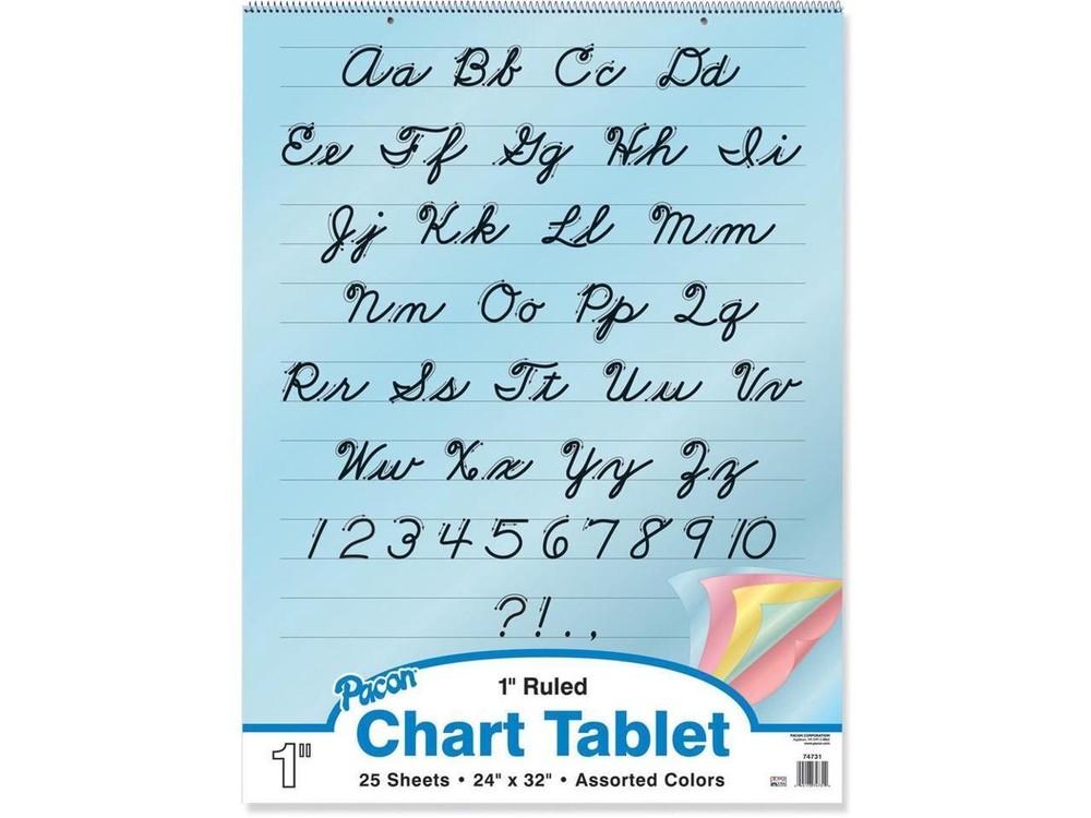 Pacon Colored Paper Chart Tablets