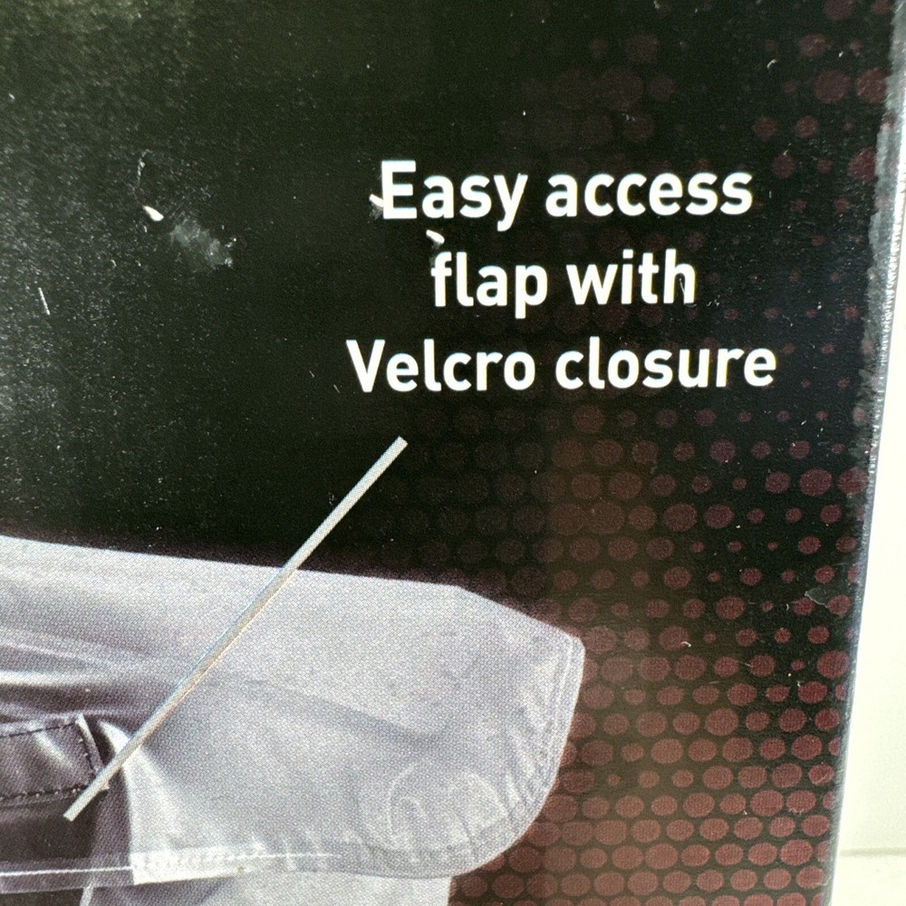 NOS Maxfli Durable Polymer Clear Golf Bag Rain Hood Easy Access Panel
