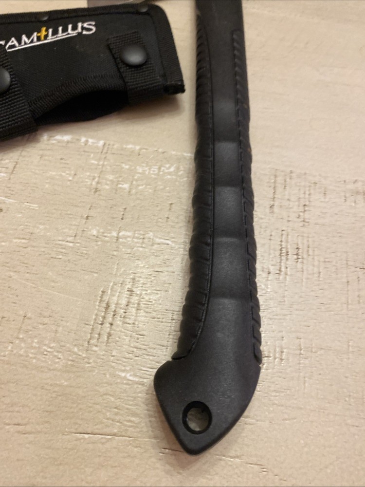 Camillus Black Hatchet Axe Plastic Handle & Sheath