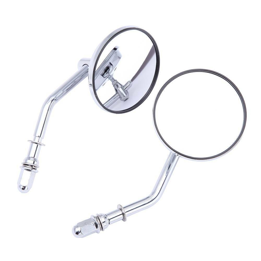 Chrome Motorcycle Wing Rearview Side Mirror For Hard Candy Custom FXS