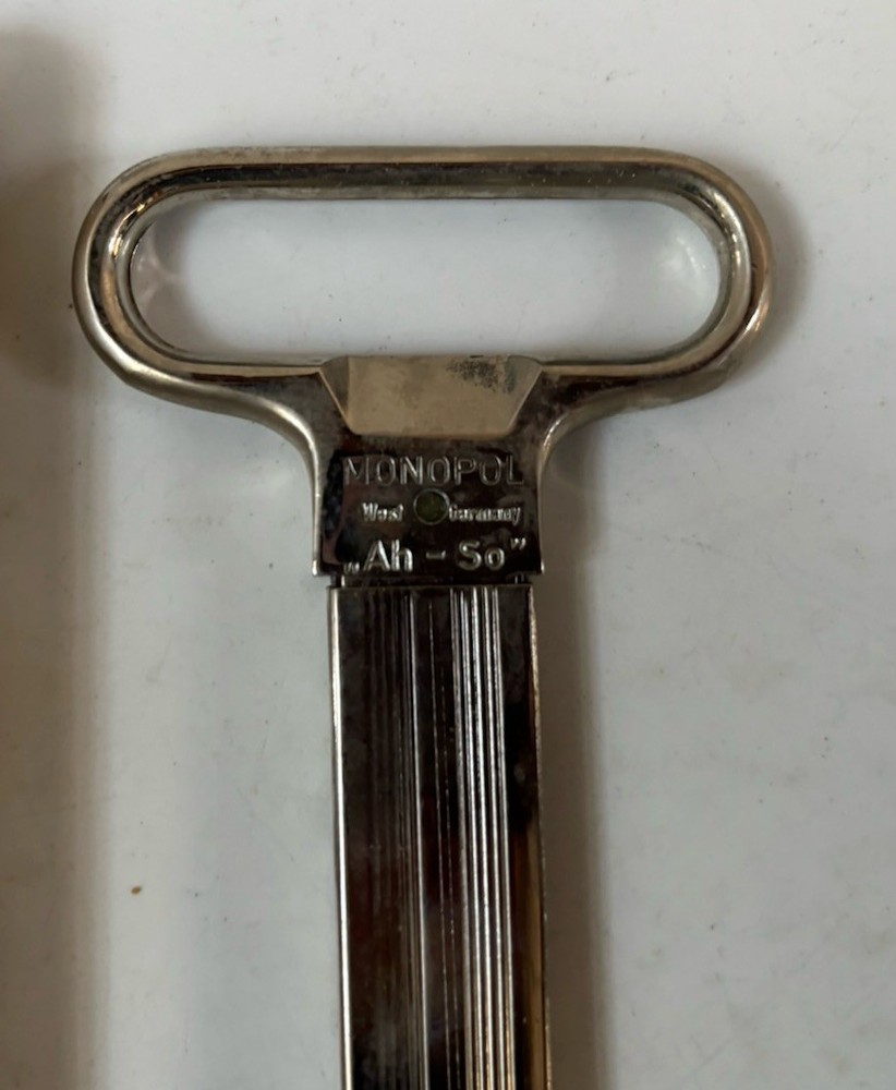 Western Germany Ah-So Cork Puller Bottle Opener w/Box Barware