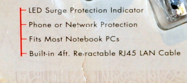 Micro Innovations Notebook Surge Protector - New