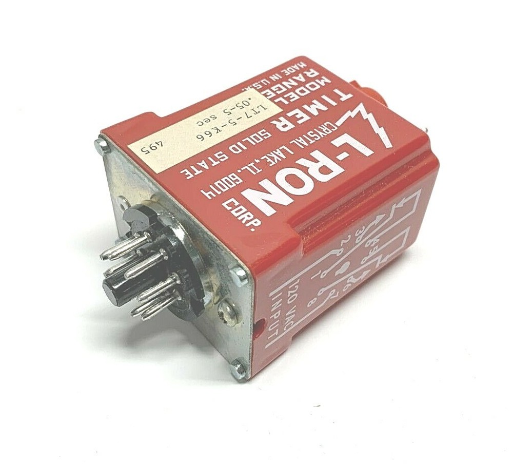 NEW L-RON LT7-5-K66 SOLID STATE TIMER MODULE, .05-5 SEC