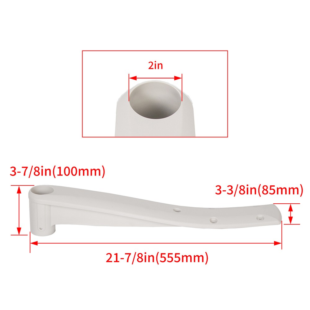 Replacement Deck Mount Support For Above Ground Drop-In Swimming Pool Step