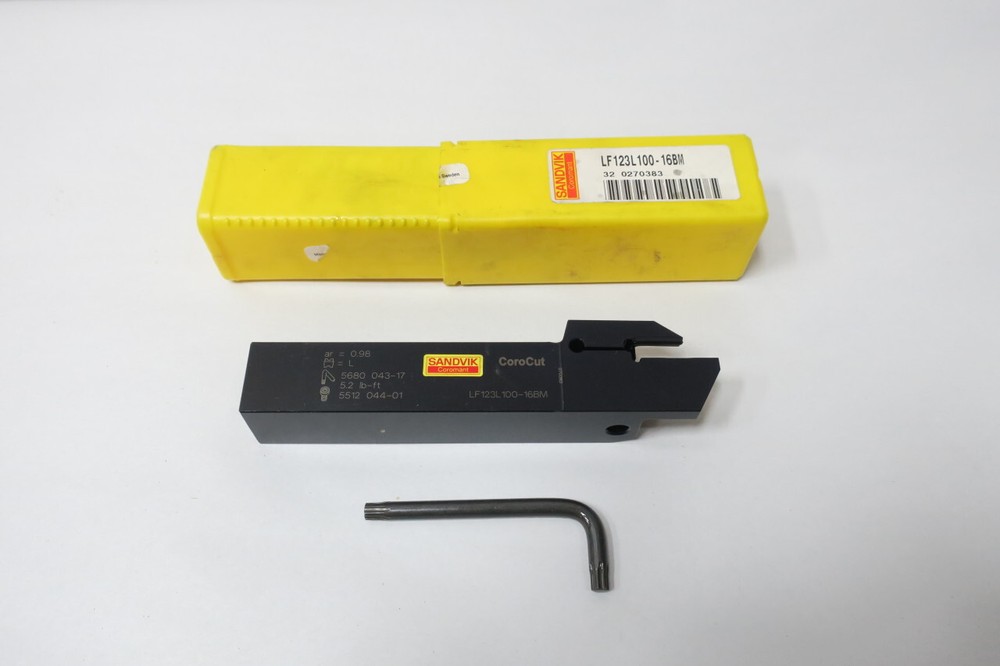 Sandvik LF123L100-16BM Grooving Tool Holder