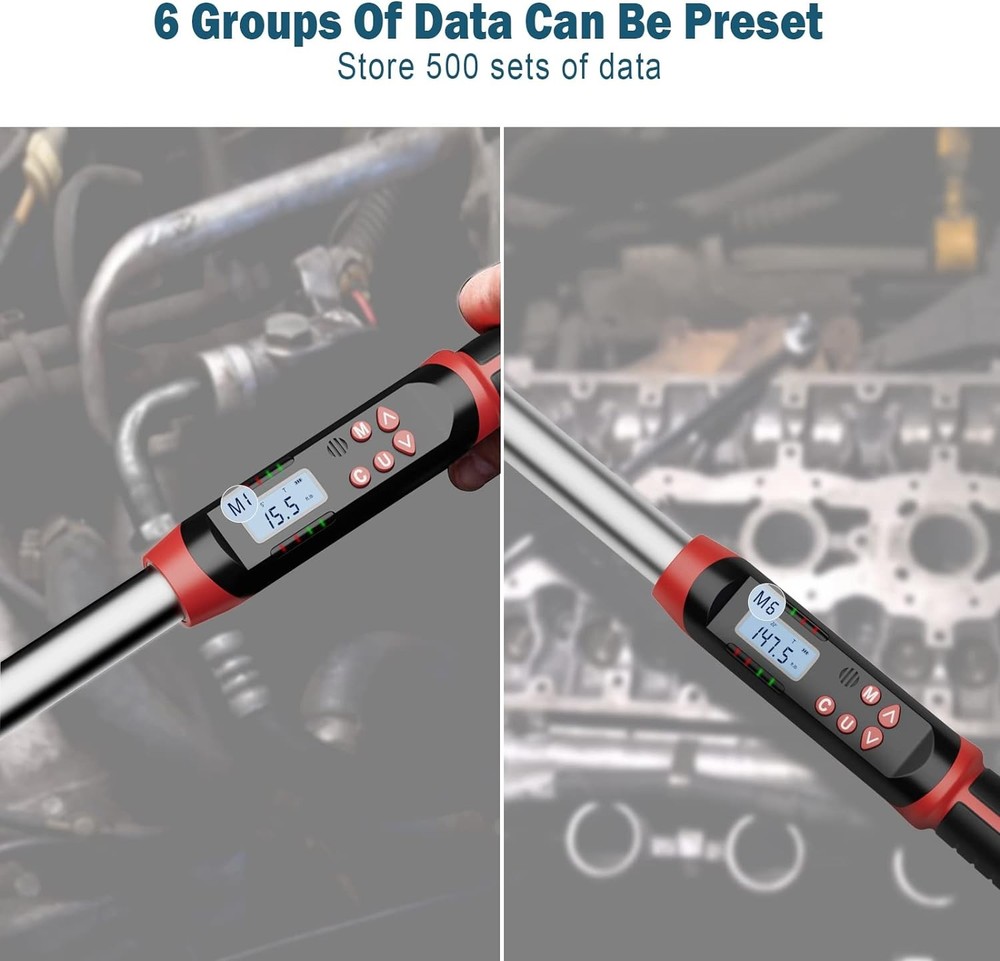 Leolee Digital Torque Wrench 1/2 10 200 Nm