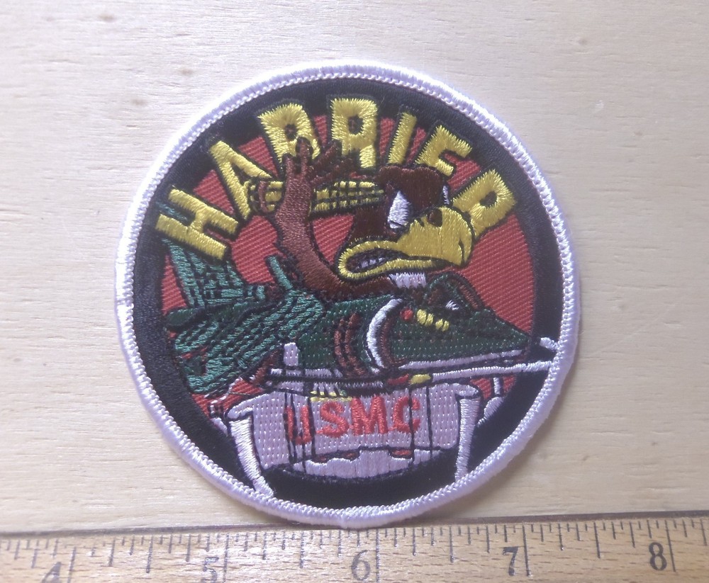 US Marine Corps - Harrier Embroidered Patch