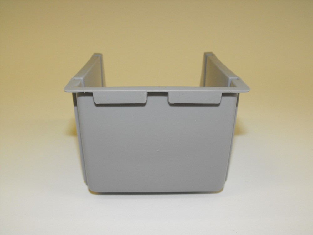 2 Replacement Grey Bins For Harbor Freight 20 Bin Wall Mount Stackable Storage