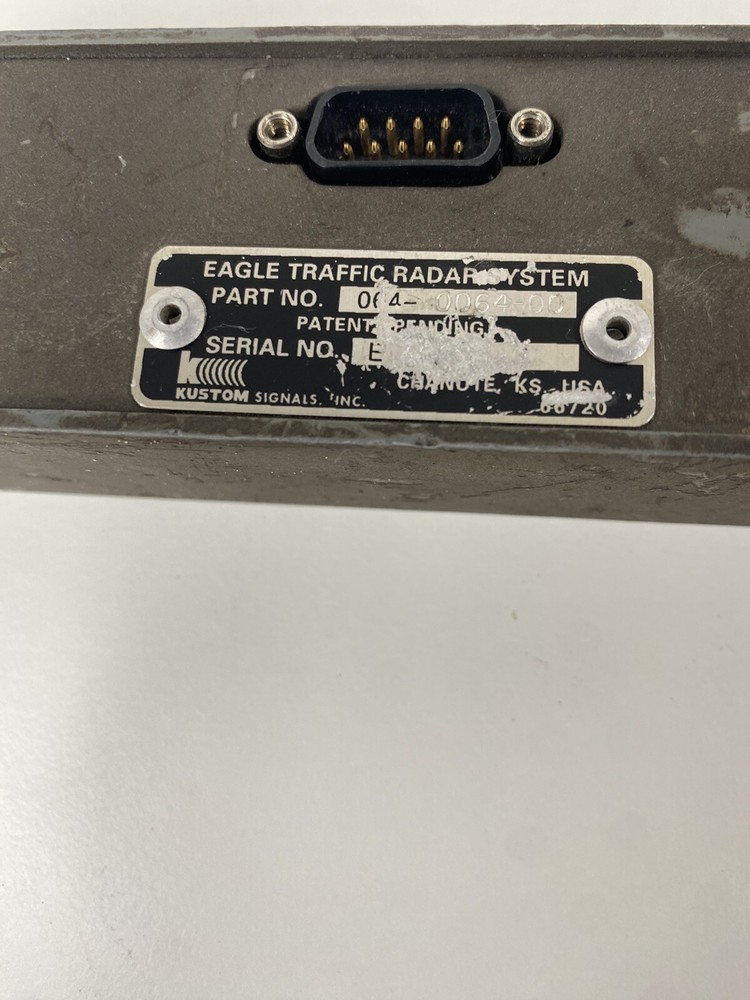 EAGLE PLUS KUSTOM SIGNALS RADAR DETECTOR FACE PLATE