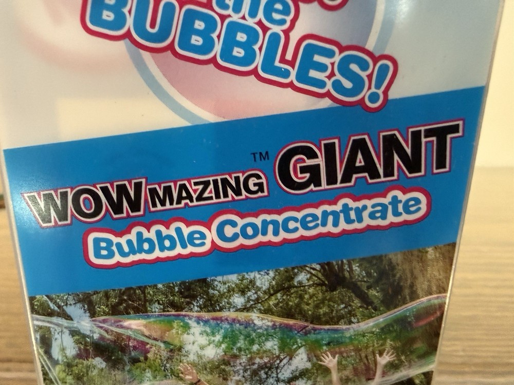 WOWmazing Giant Bubble Concentrate Solution Individual Packs