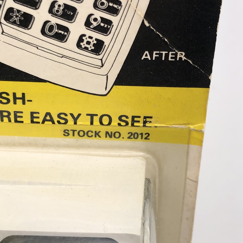 Buddy Touch Tone Phone Attachment Large Number Button panel NOS NIB