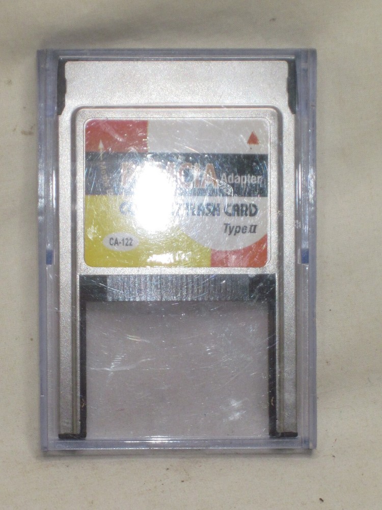 PCMCIA Adapter COMPACT FLASH CARD Type II CA-122