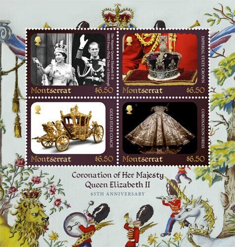 Montserrat Scott #'s 1402 MNH