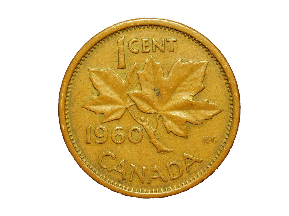 CANADA 1960 ONE CENT COIN #8
