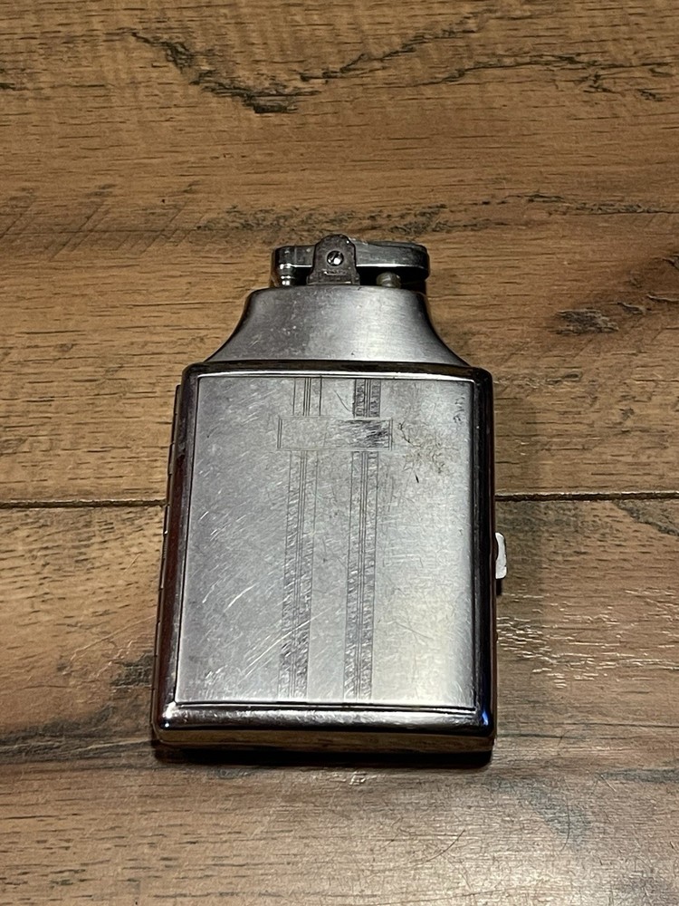 VINTAGE RONSON MASTERCASE CIGARETTE LIGHTER AND CASE