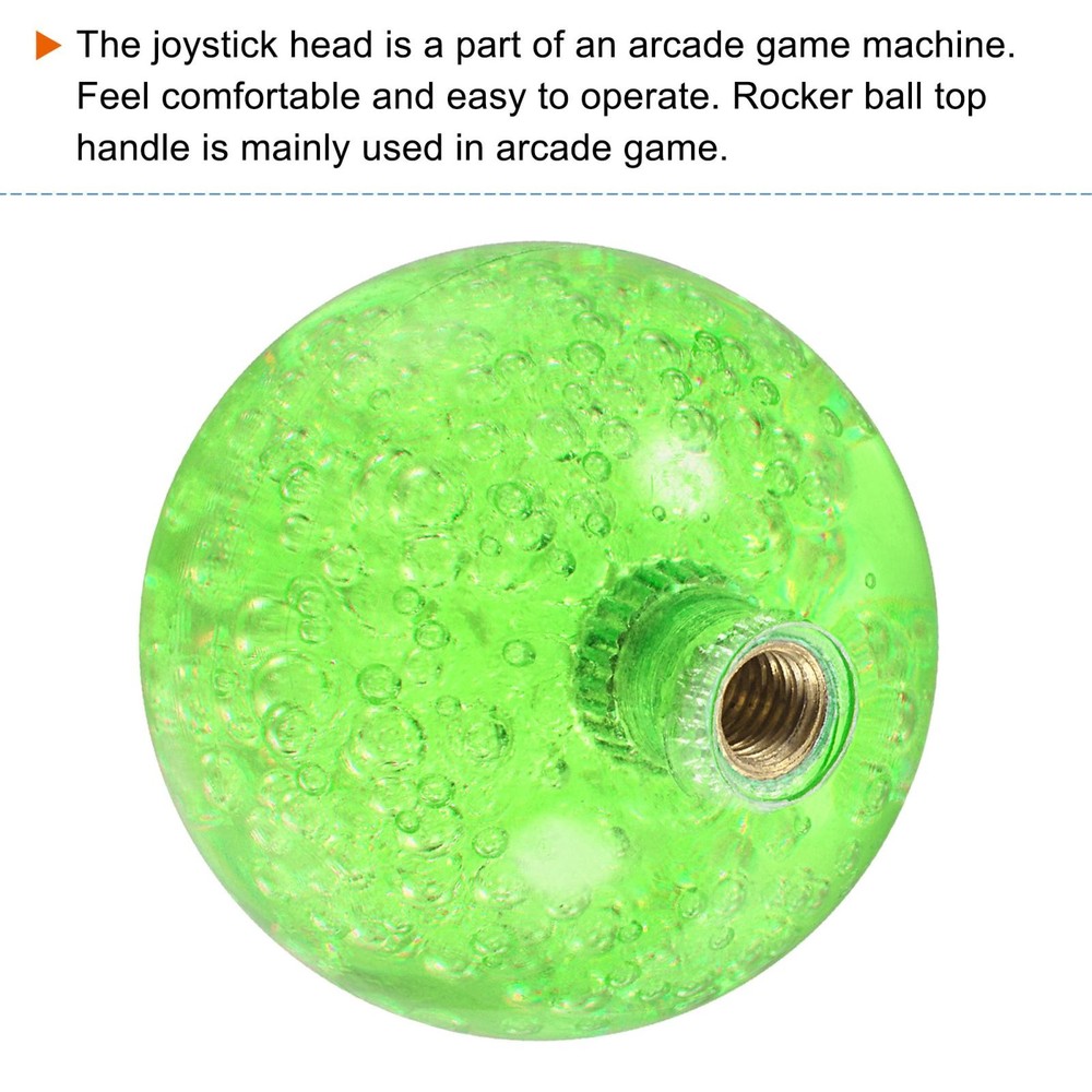 Top Handle Ball Head Joystick M6 Pink/Green