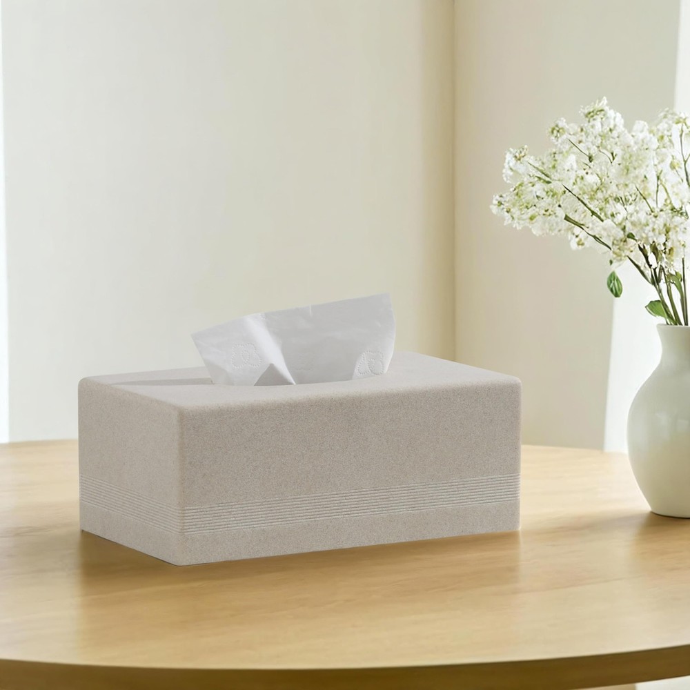 Tissue Cover Rectangle, Resin Tissues Holder Covers Rectangular Holder Case D...