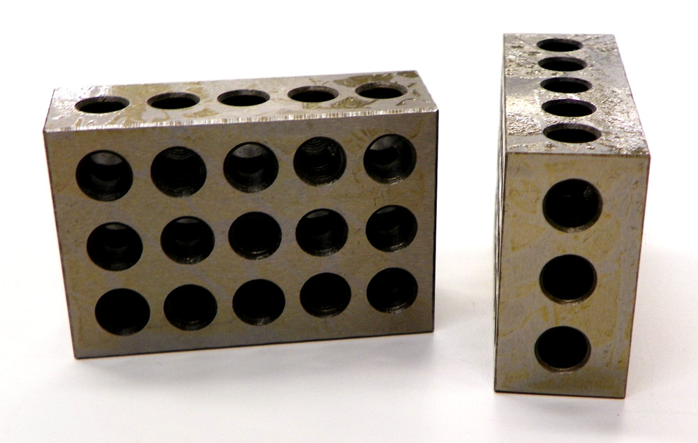 2 pc set, 1-2-3 PRECISION BLOCKS, 23 HOLES A022