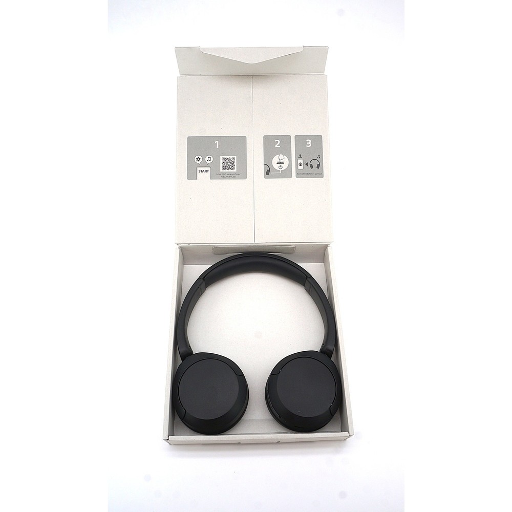 Sony WH-CH520 Black Bluetooth Headphones Wireless Tested Working Pre-Owned