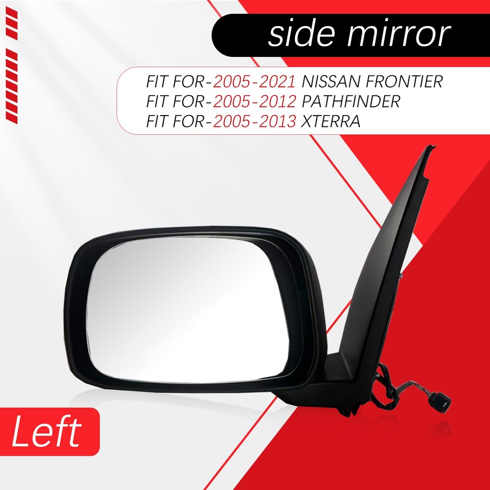Left Driver Side Power Mirror For 2005-2021 Nissan Frontier 2005-2012 Pathfinder