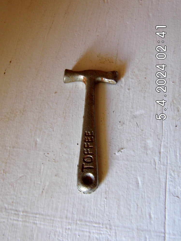 Walker's Toffee & Candy Hammer Axe Rusty