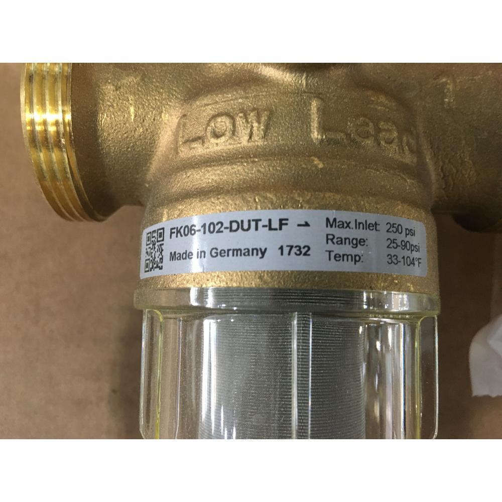 HONEYWELL FK06-102-DUT-LF "DIALSET" LOW LEAD PRESSURE REGULATING FILTER