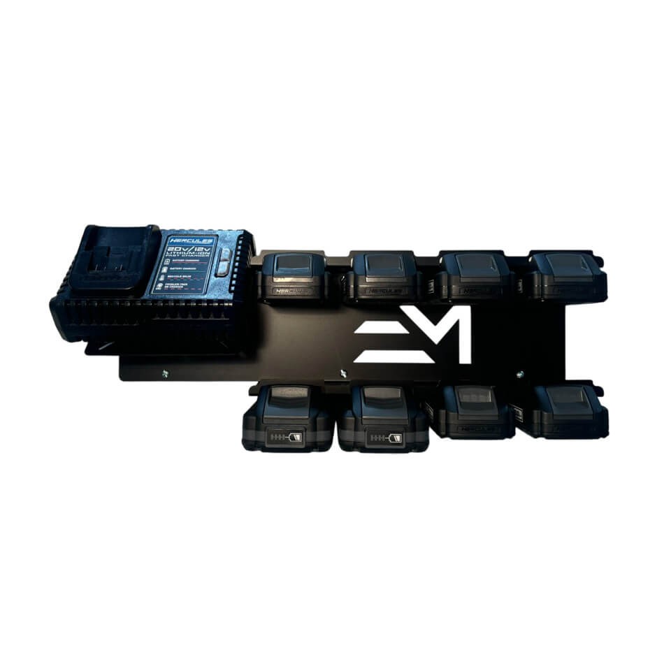 Hercules 20v Battery Organizer Charging Station