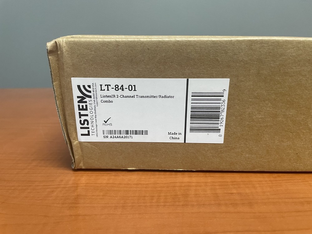Listen Technologies LT-84-01 ListenIR 2-Channel Transmitter