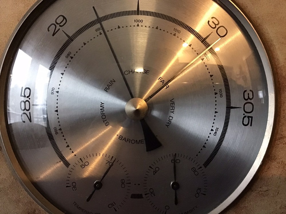 Vintage Barometer Made In West Germany