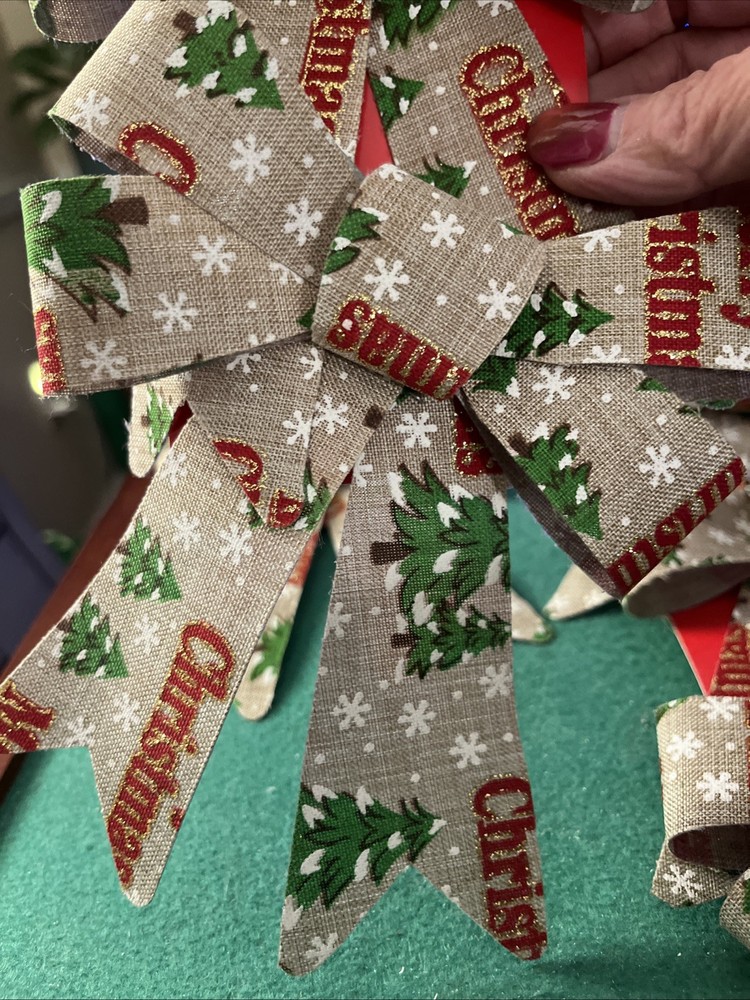 Christmas House bows 9 total NEW