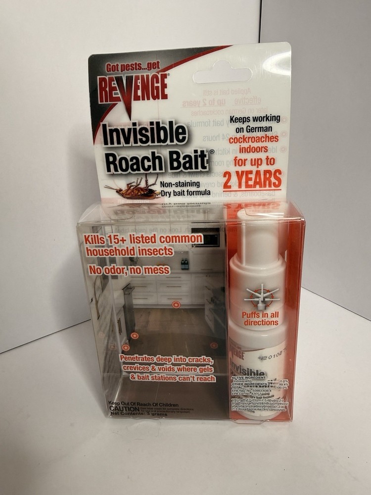 Bonide Revenge Invisible Roach Bait with Puffer Applicator.