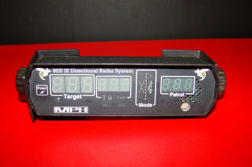 MPH BEE III Directional Police Radar System Display 990664