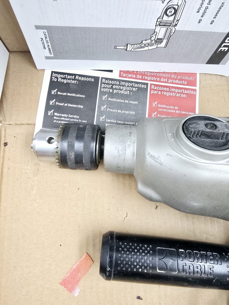 Porter Cable Hammer Drill PC70THD 1/2 Inch 7 Amp