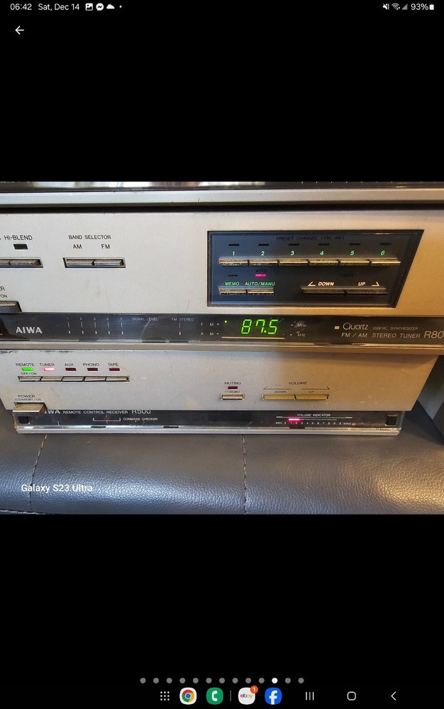 Aiwa Vintage Mini Stereo System