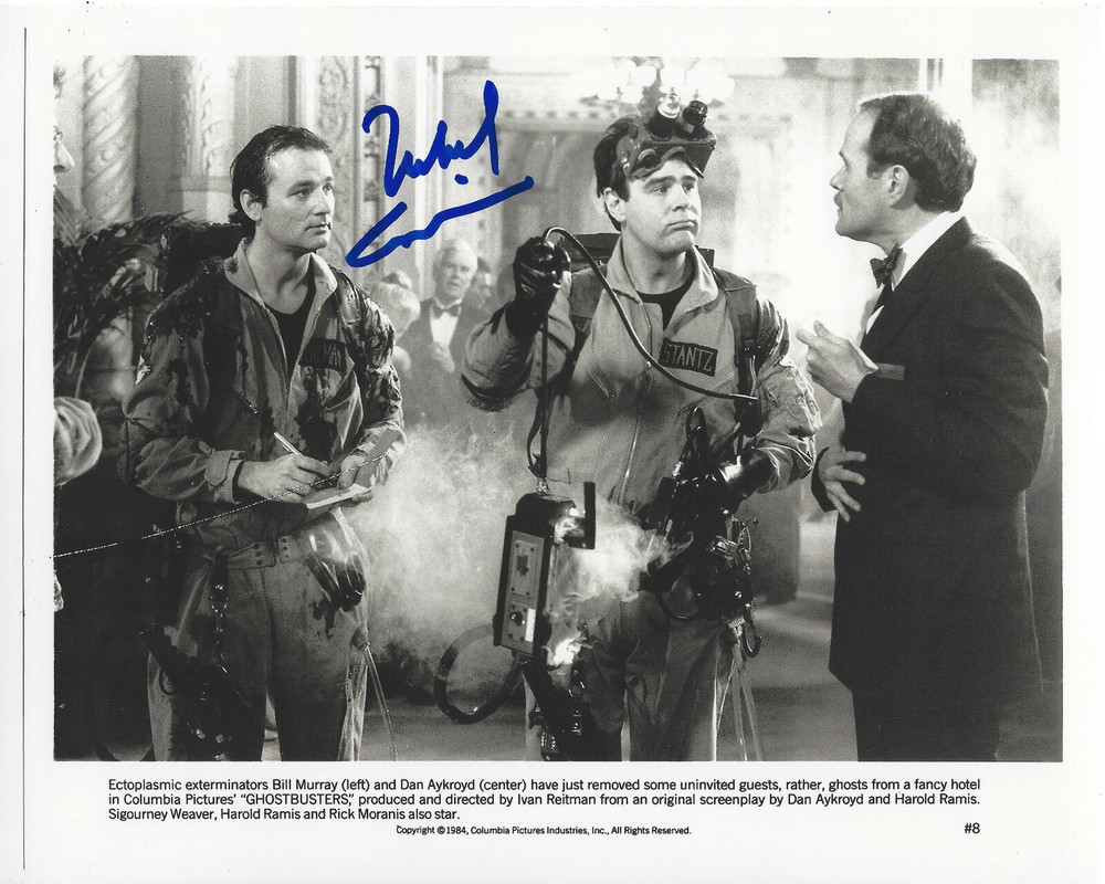 ACTOR MICHAEL ENSIGN SIGNED AUTHENTIC 'GHOSTBUSTERS' 8x10 PHOTO w/COA PROOF