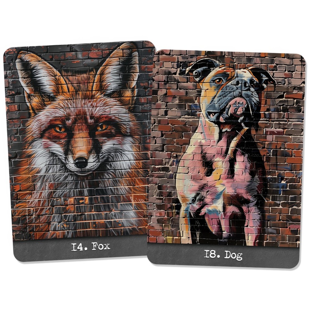 Brick Wall Lenormand Oracle, 36 Cards Indie Deck