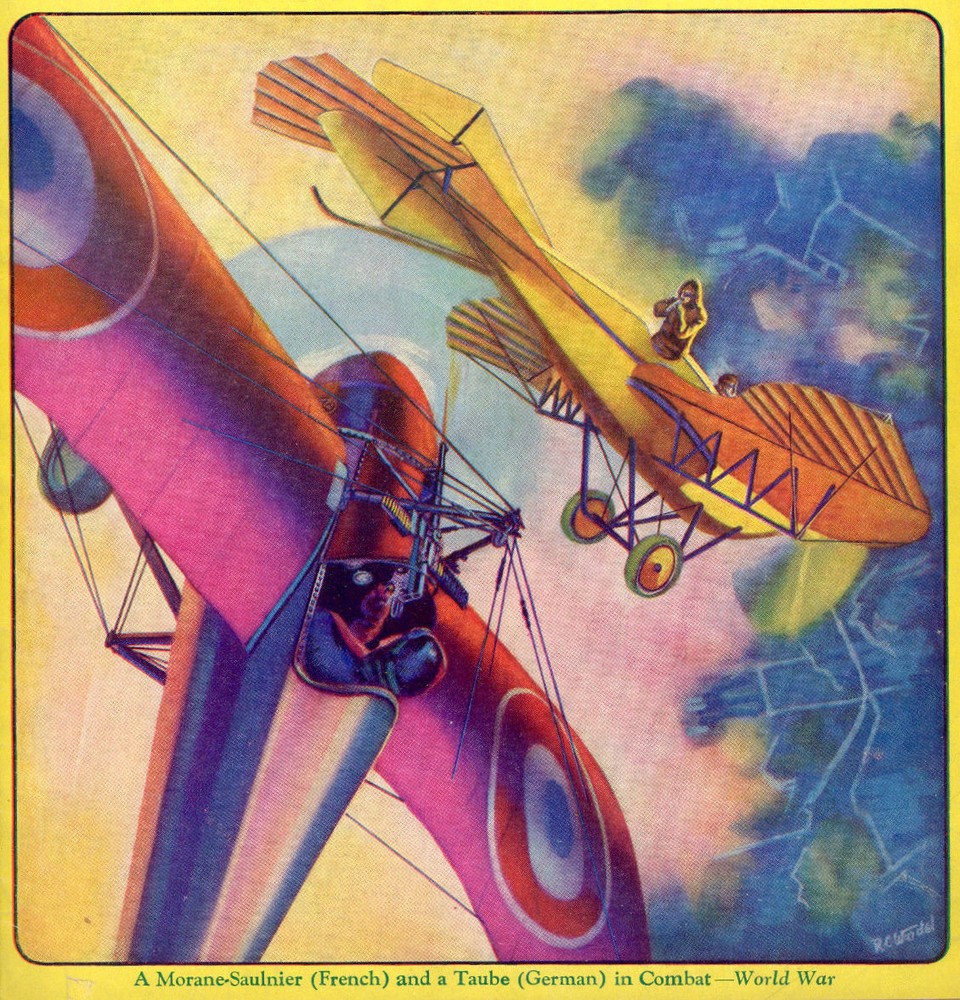 RUMPLER TAUBE PLAN + CONSTRUCTION ARTICLE for 1/2A FF Scale Model Airplane