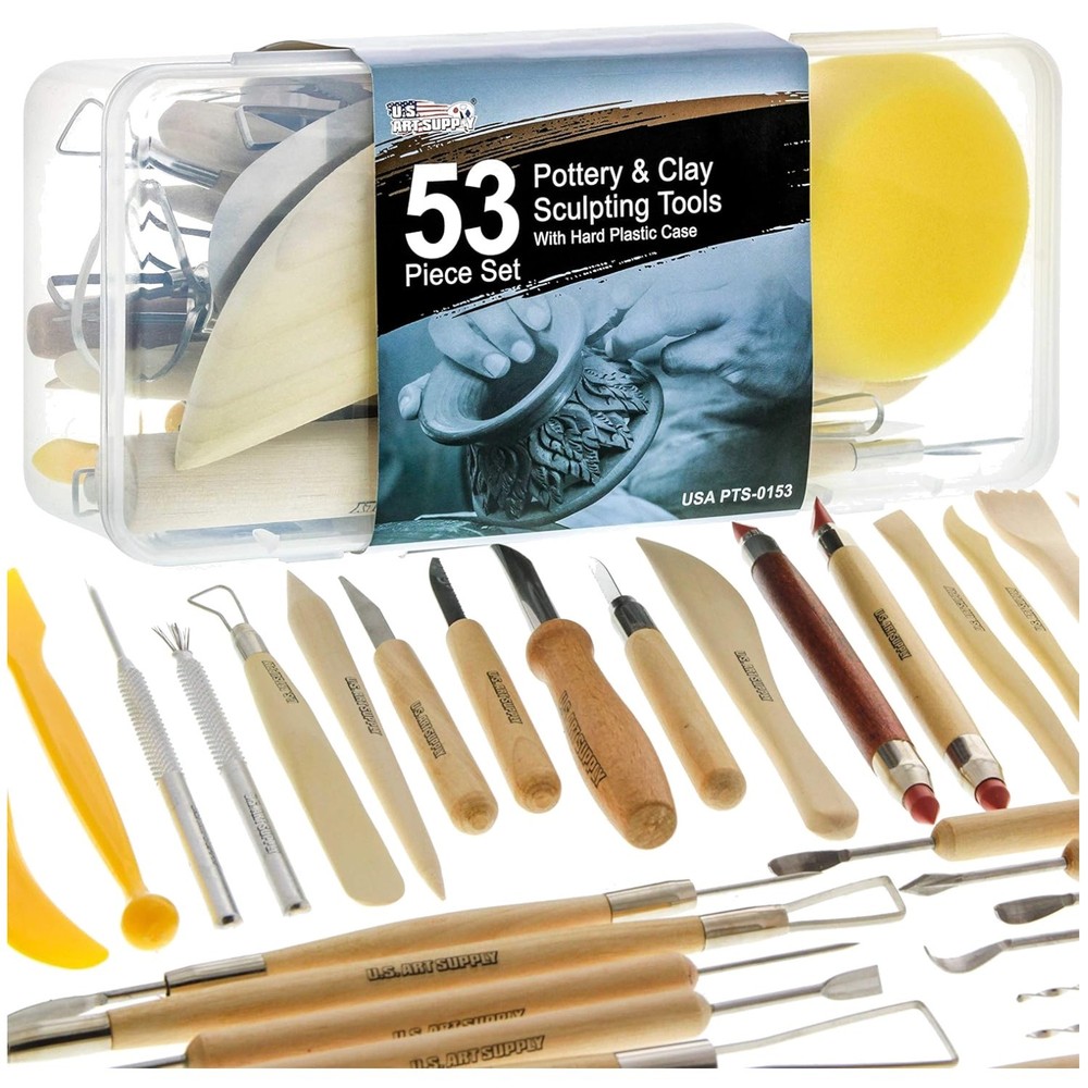 Complete 53-Piece Clay Tools Set