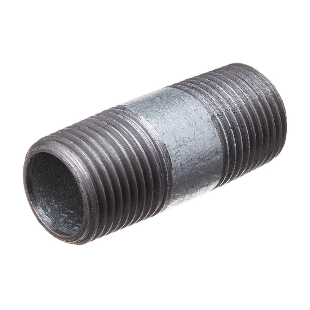GRAINGER APPROVED  Galvanized Steel Pipe Nipple 793F49
